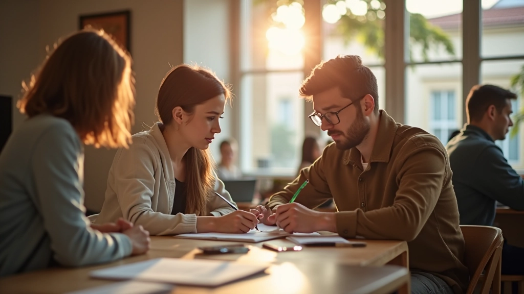 Community members enjoying a creative workshop together